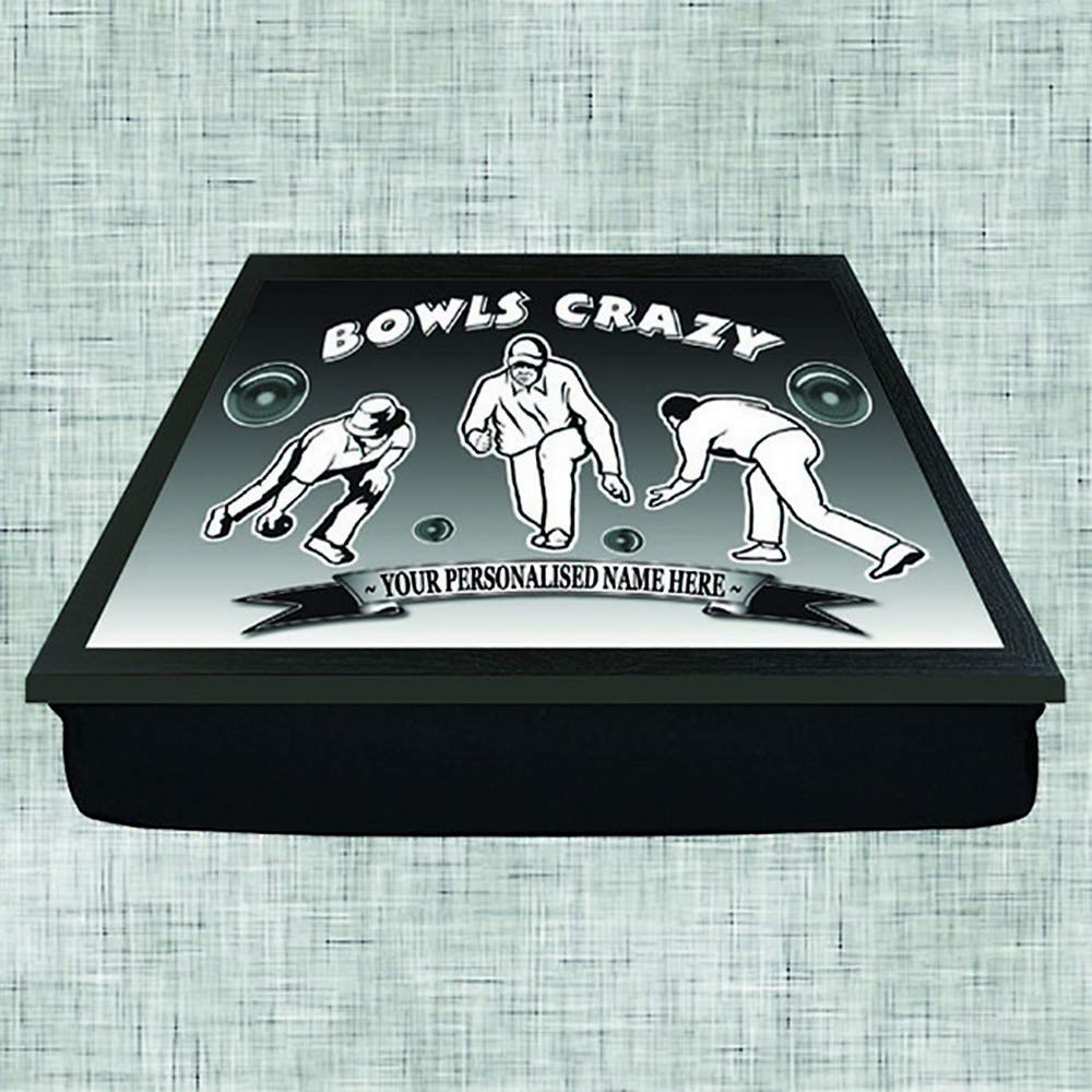 Bowls Crazy Personalised Lap Tray Gift