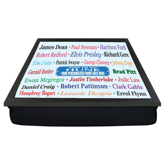 Simply The Best Hunk Personalised Lap Tray Gift