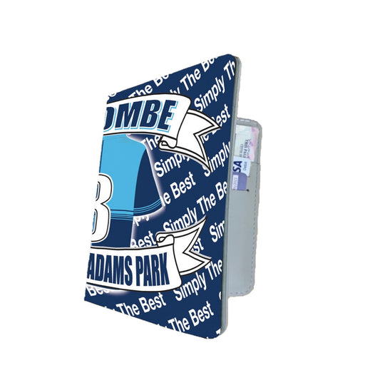 Wycombe Football Shirt Travel Passport Holder Case Gift Present