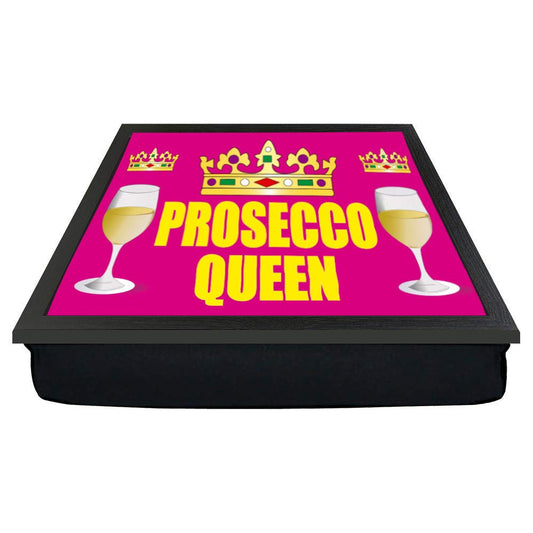 Prosecco Queen and glasses Lap Tray Gift