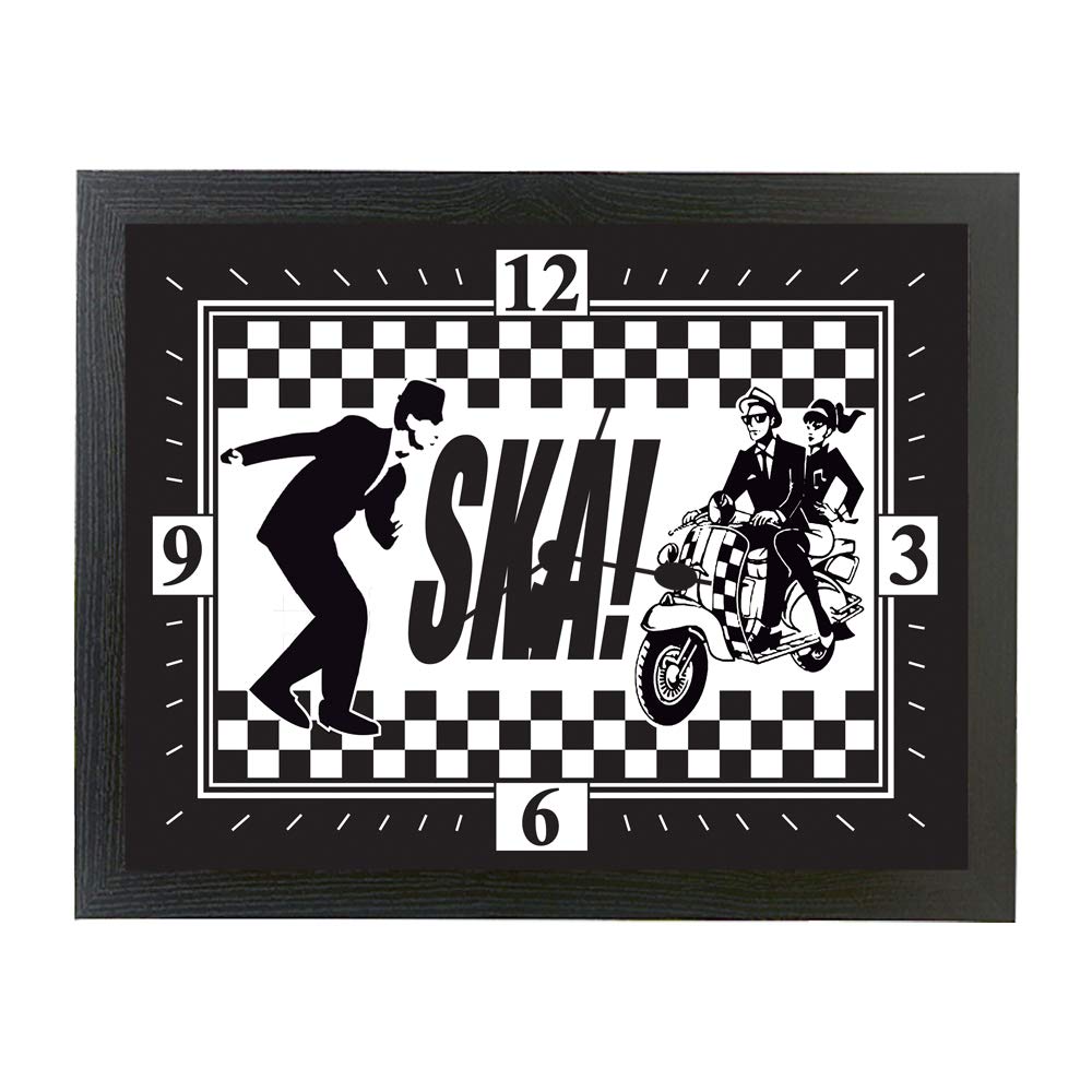 Ska Scooter & Dancer Gift Clock