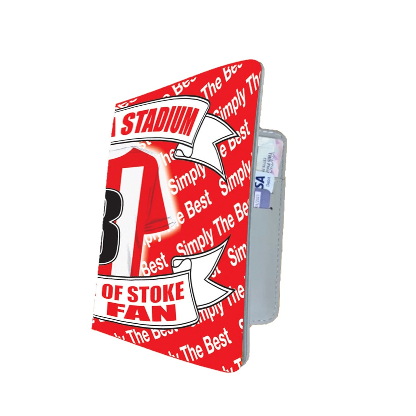 Stoke Football Shirt Travel Passport Holder Case Gift Present