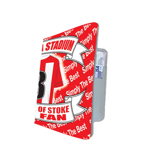 Stoke Football Shirt Travel Passport Holder Case Gift Present