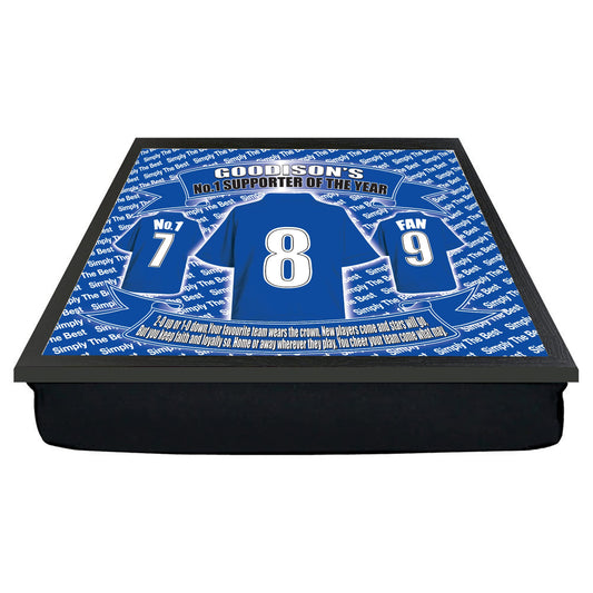 Classic Cushioned Bottom Multicolour Lap Tray Gift for Everton Fans