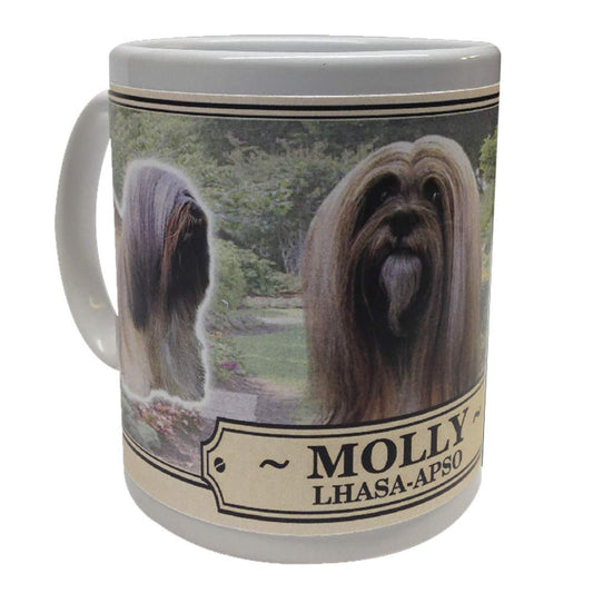Lhasa Apso Personalised Dog Breed Gift Mug