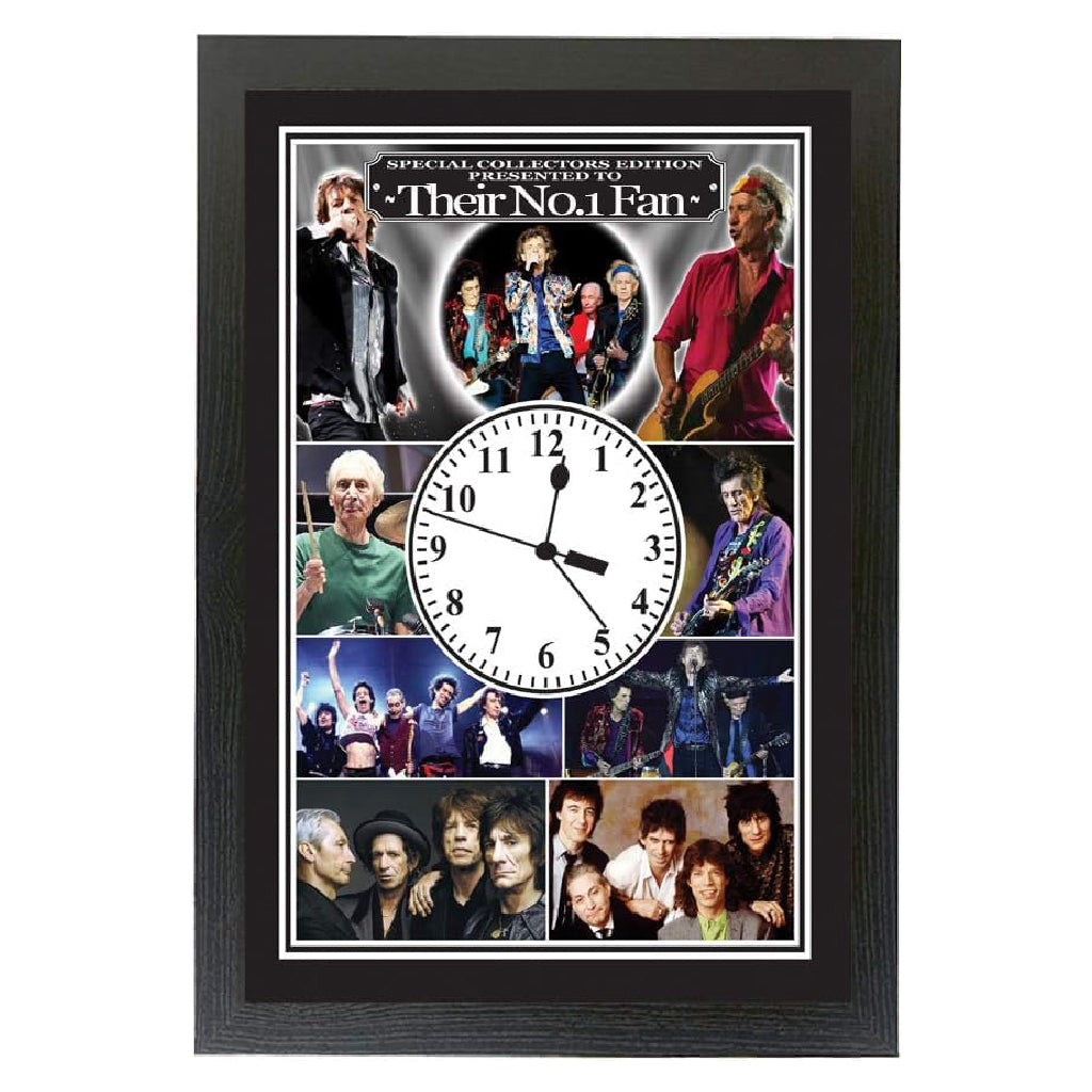Greatest Rock n Roll Band 1960s Counterculture Icon Gift Clock - STONES