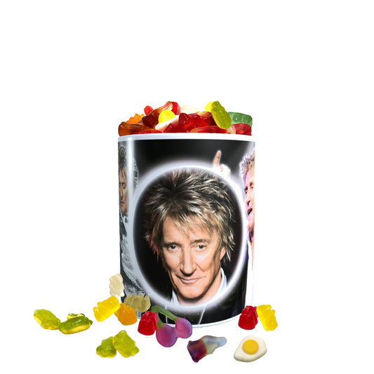 Rod Stewart Icon Gift Mug with Sweets