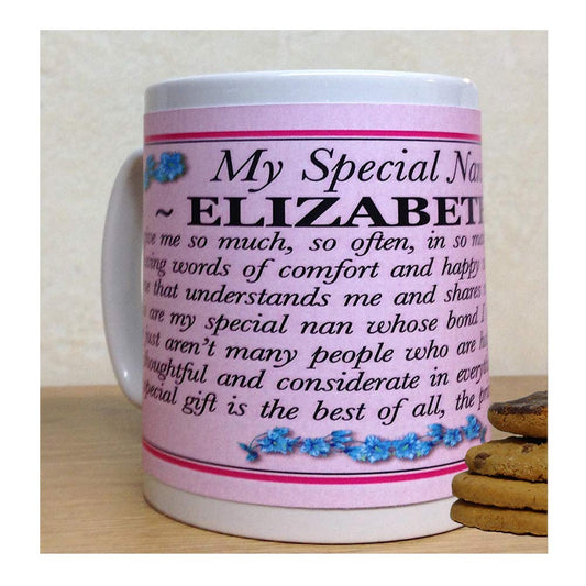 My Special Nan Personalised Poem Verse Gift Mug