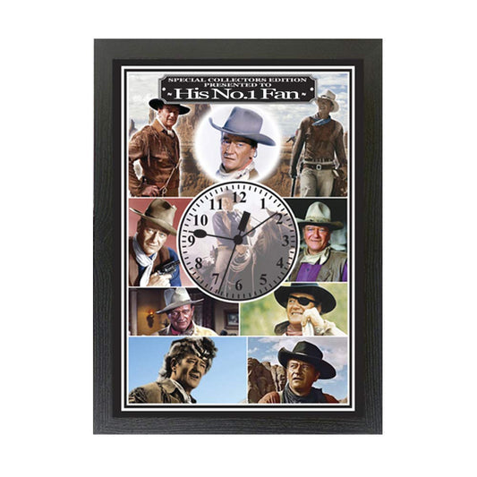 Personalised Gift Products John Wayne Icon Gift Clock