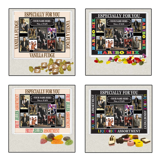 West 'Irish Boy Band' Life Music Icon Personalised Boxed Sweets Gift Present Choice of Sweets