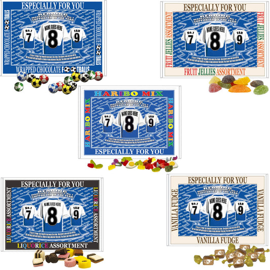 Reading Football Shirt Personalised Gift Boxed Sweets Variety