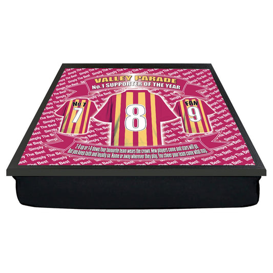 Bradford City Football Shirt Lap Tray Gift