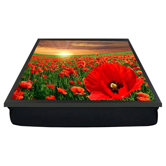 Sunset Poppies Soft Cushion Lap Tray Gift