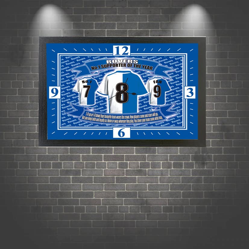 Blackburn Football Shirt Clock Gift Present