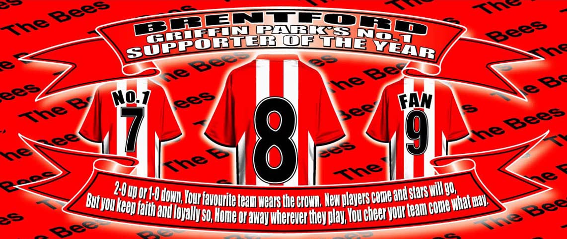 Brentford Football Team Shirt Mug Gift with Chocolate Footballs
