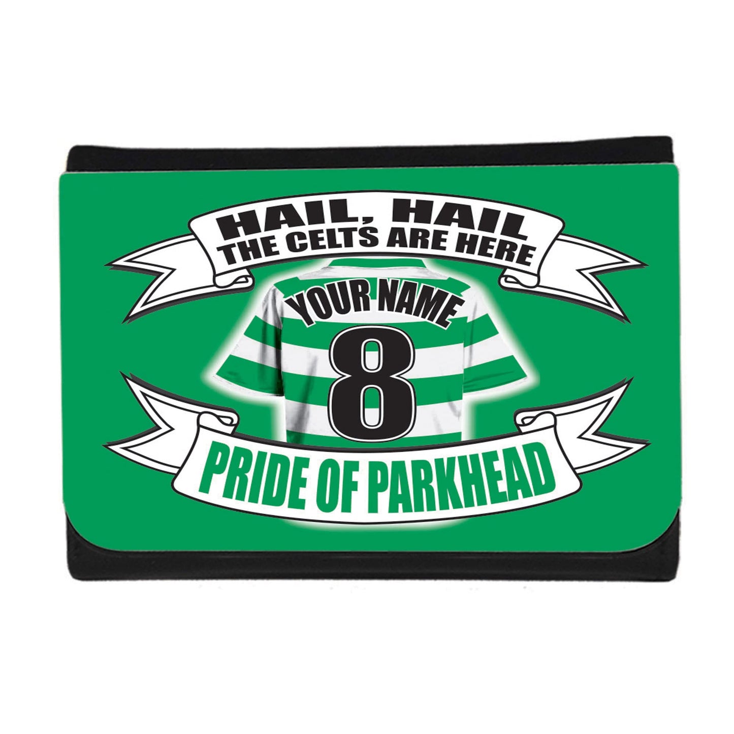 The Celts Football Shirt Personalised Wallet Gift Team-Celtic