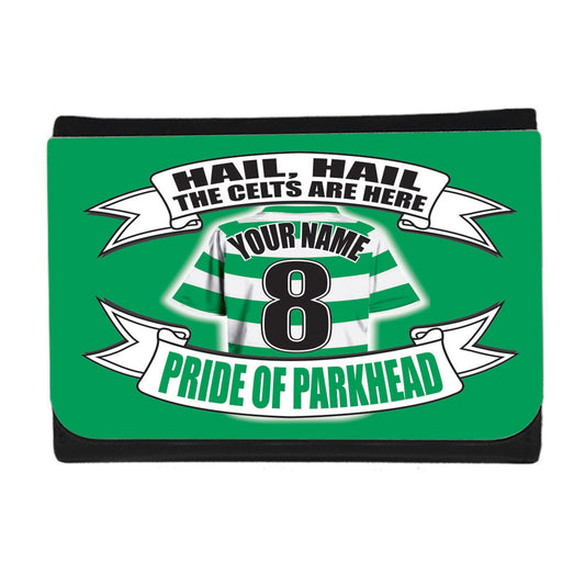 The Celts Football Shirt Personalised Wallet Gift Team-Celtic