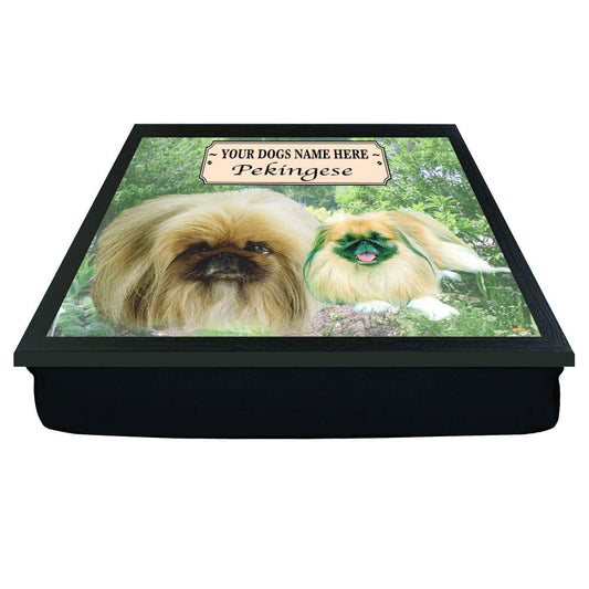 Pekingese Personalised Dog Breed Gift Lap Tray