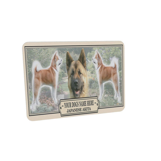 Japanese Akita Personalised Dog Breed Mouse Mat Gift