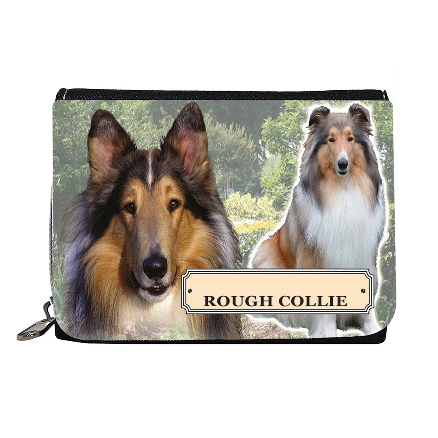 Rough Collie Personalised Dog Breed Gift Purse