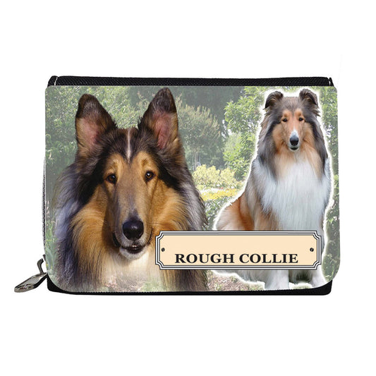 Rough Collie Personalised Dog Breed Gift Purse
