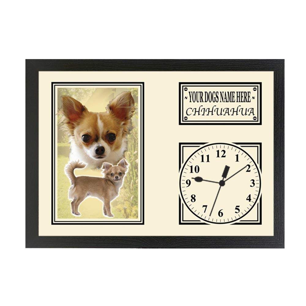 Chihuahua Personalised Dog Breed Gift Clock