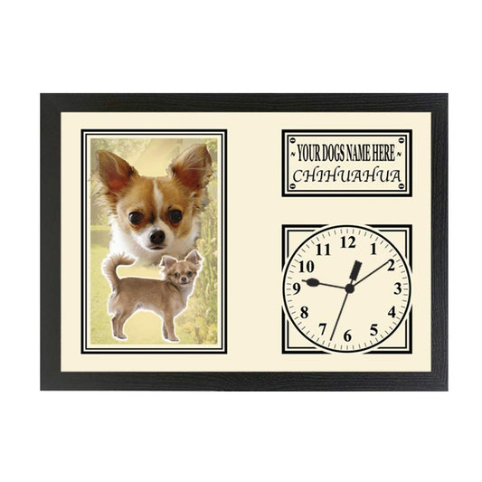 Chihuahua Personalised Dog Breed Gift Clock