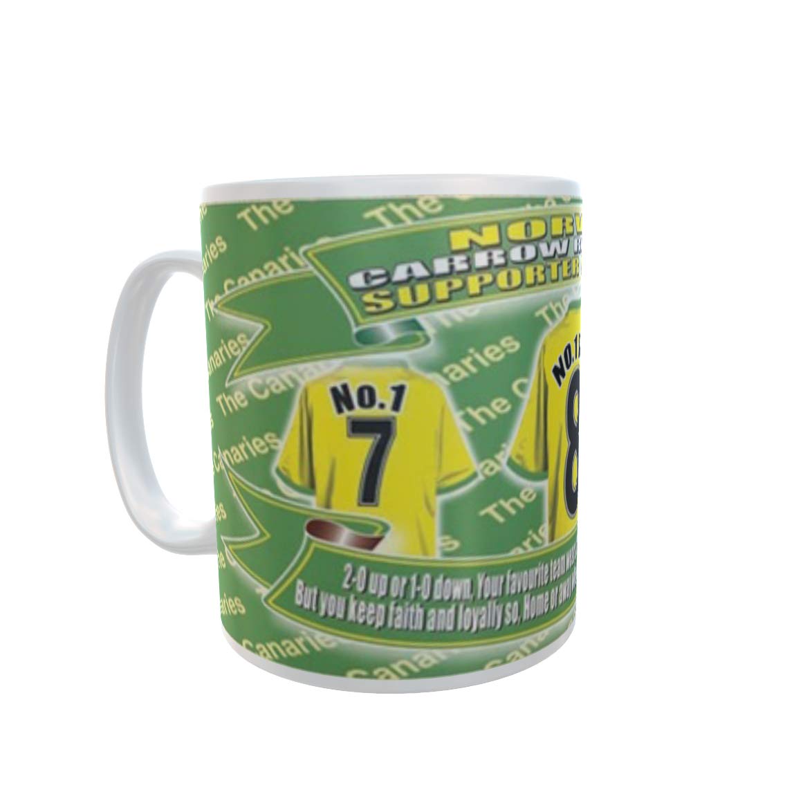 Norwich Football Shirt Mug Gift