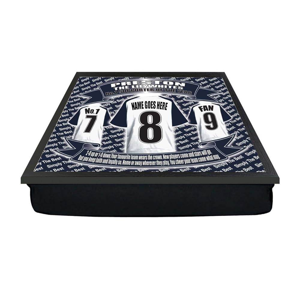 Preston Personalised Football Shirt Lap Tray And Mug Gift Set
