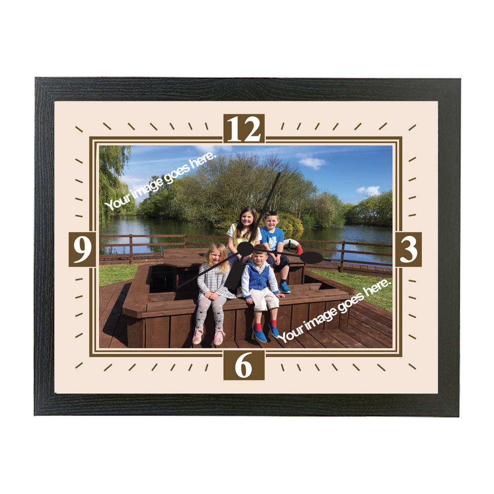 Unique Personalised Photo Clock, Your Bespoke Image/photo Printed on the Clock - Family, Pets, Cars etc