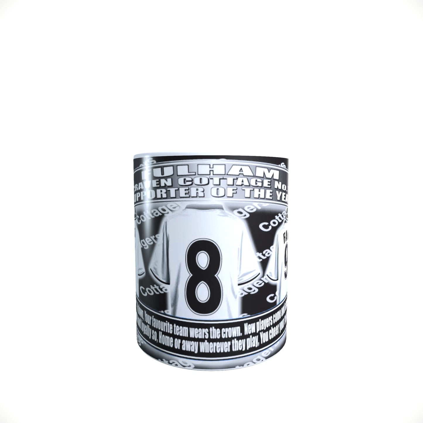 Fulham Football Shirt Lap Tray And Mug Gift Set