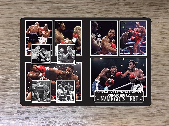 The Greatest Boxing Legends Icon Personalised Passport Case Holder Gift