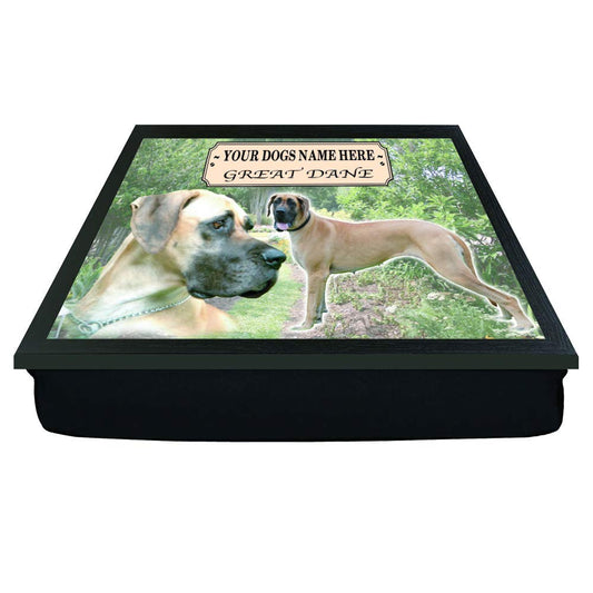 Great Dane Personalised Dog Breed Gift Lap Tray