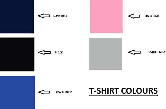 Personalised Bespoke Text Design T Shirt Mens Unisex Fit Any Colour or Font Top Tee Black
