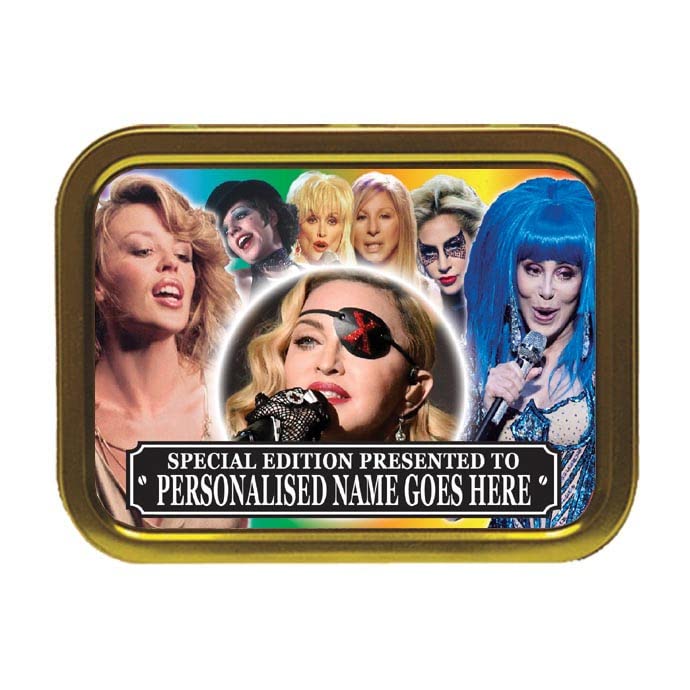 Diva Gay Pride Personalised Tobacco Storage Tin & Products