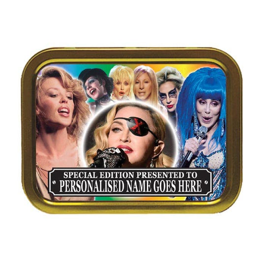 Diva Gay Pride Personalised Tobacco Storage Tin & Products