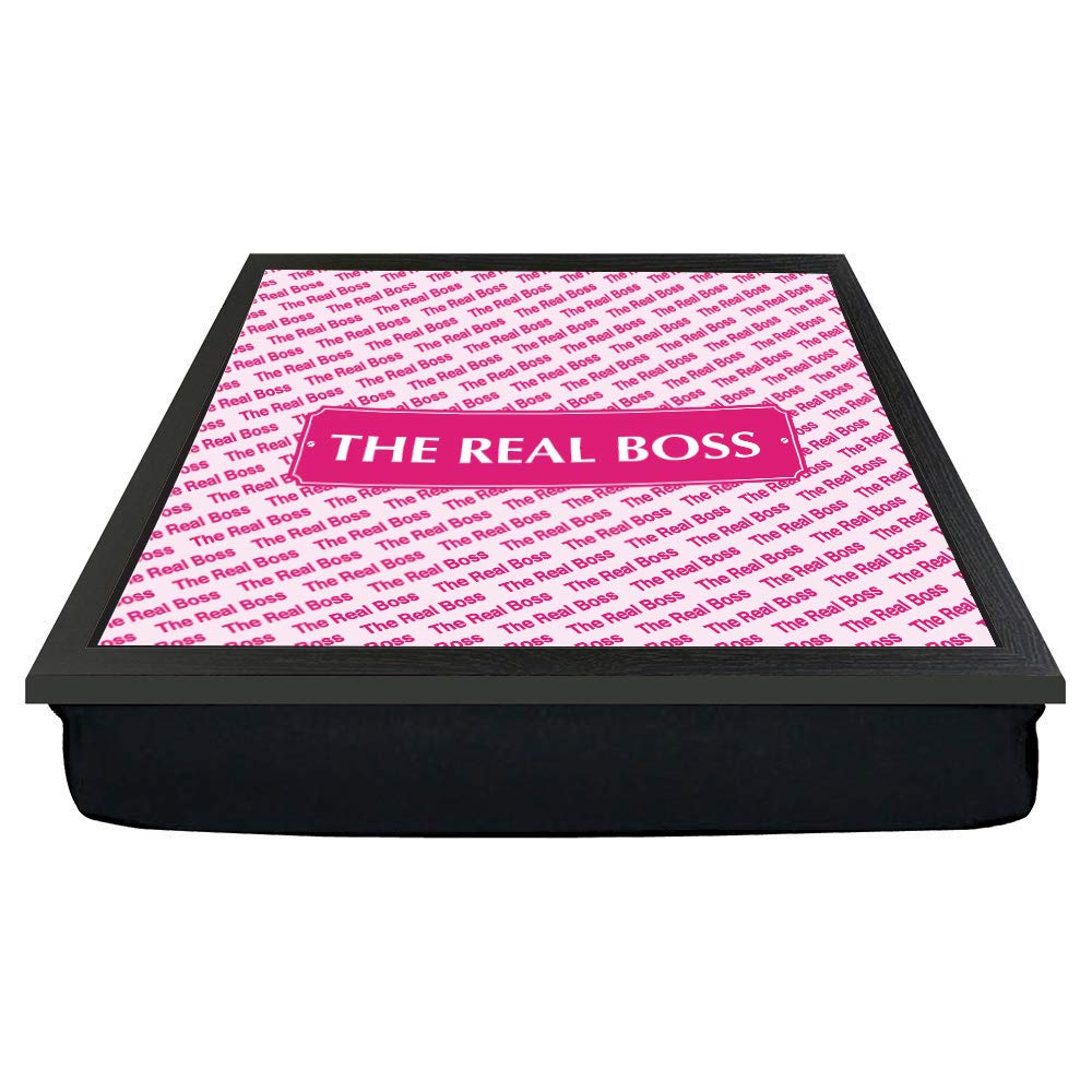 The real boss in pink Lap Tray Gift