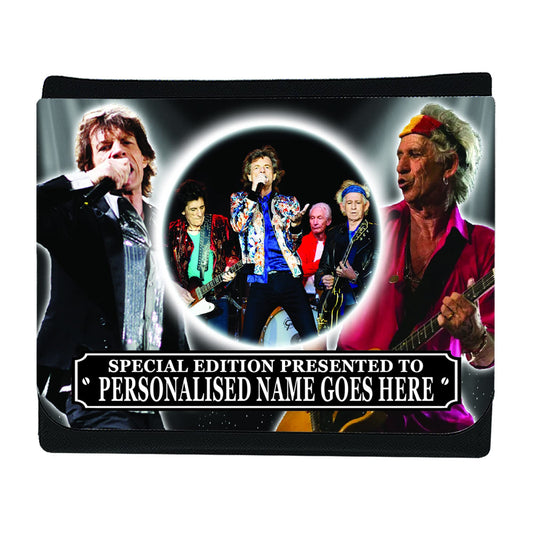Rolling S Celebrity Music Icon Personalised Wallet Gift