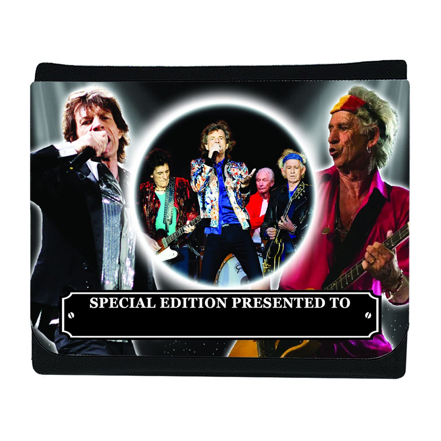 Rolling S Celebrity Music Icon Personalised Wallet Gift