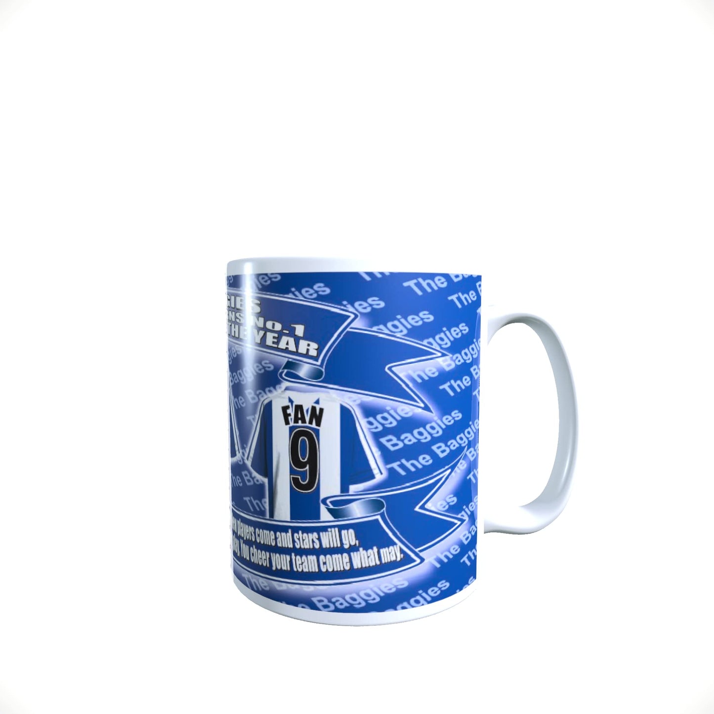 West Bromwich Albion Football Shirt Mug Gift with Chocolate Footballs