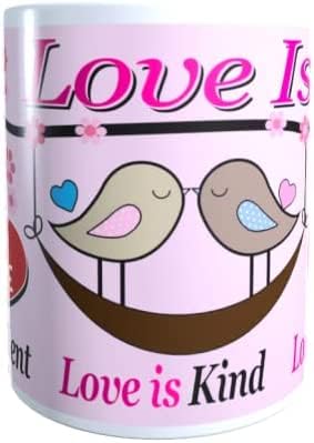 Love is Patient Love is Kind Valentine's Day Any Occasion Mug
