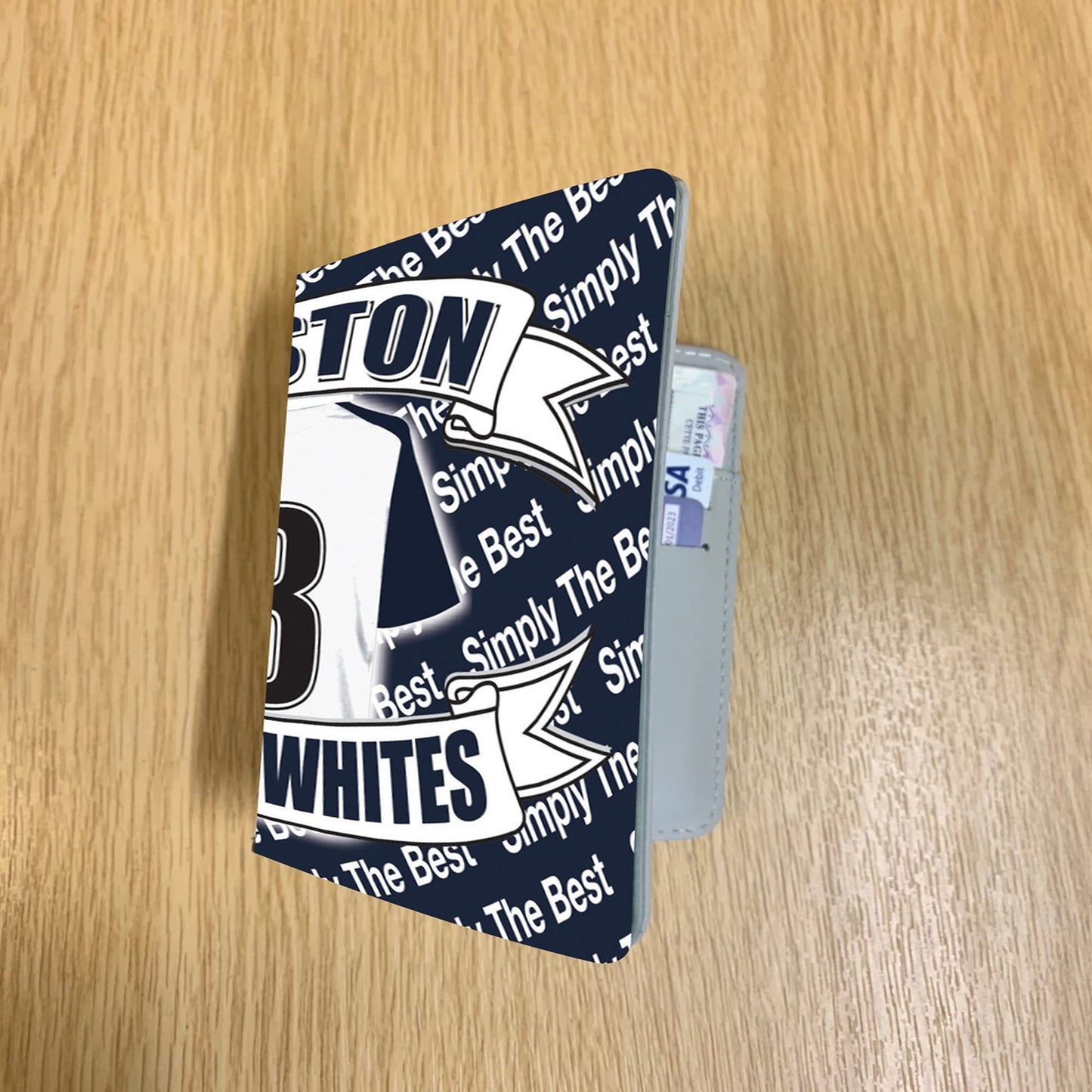 Preston Football Shirt Travel Passport Holder Case Gift Present