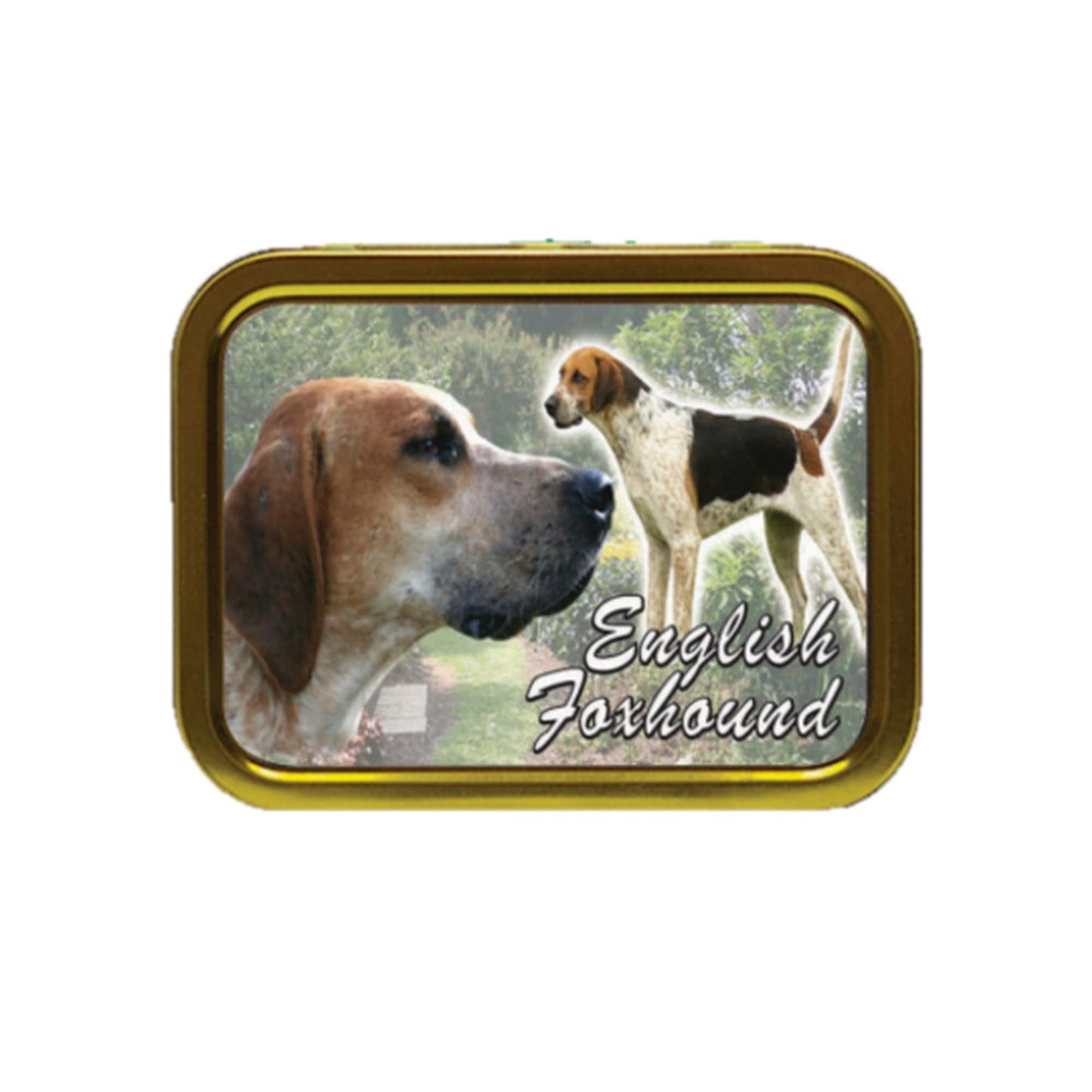 English Foxhound Dog Breed Tobacco Tin & Products Gift