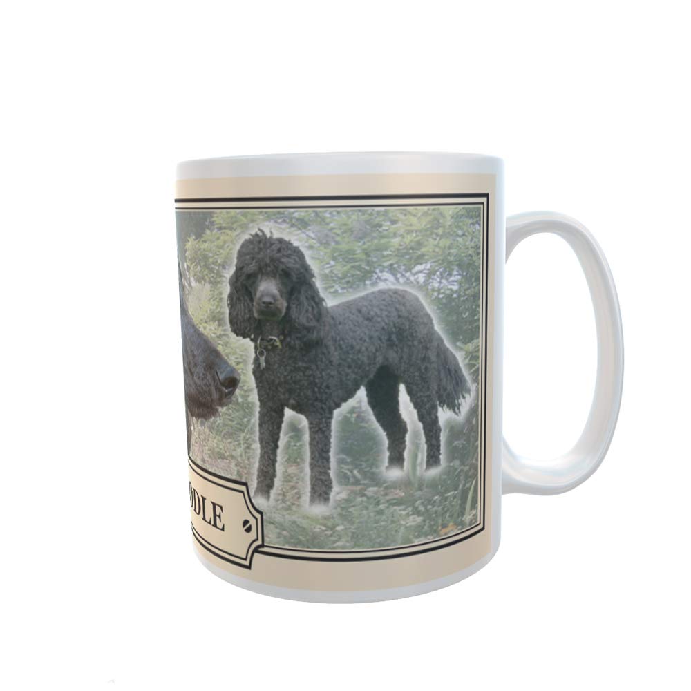 Black Poodle Dog Breed Gift Mug with Treats