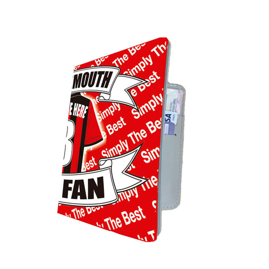 Bournemouth The Poppies Football Team Shirt Personalised Travel Passport Holder Case Gift Present