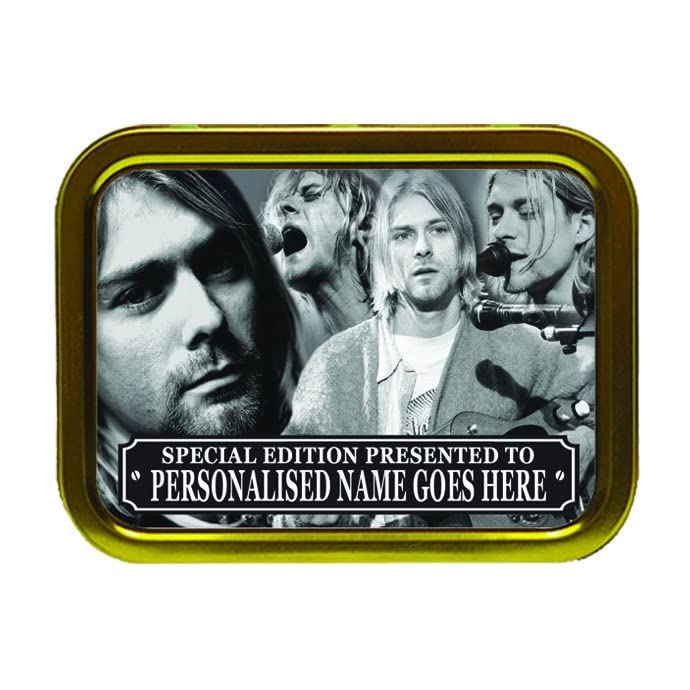 Kurt-Cobain Celebrity Icon Personalised Tobacco Storage Tin & Products