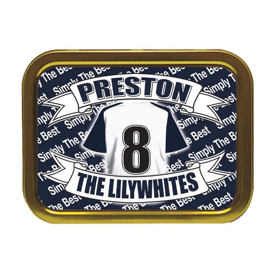 Preston Football Shirt Tobacco Storage Tin & Products