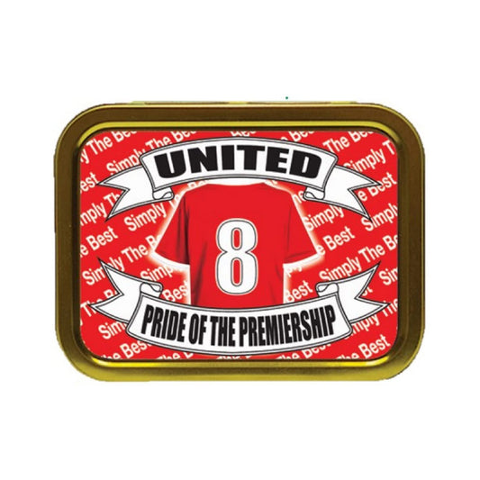 Manchester Reds Football Shirt Tobacco Storage Tin & Products