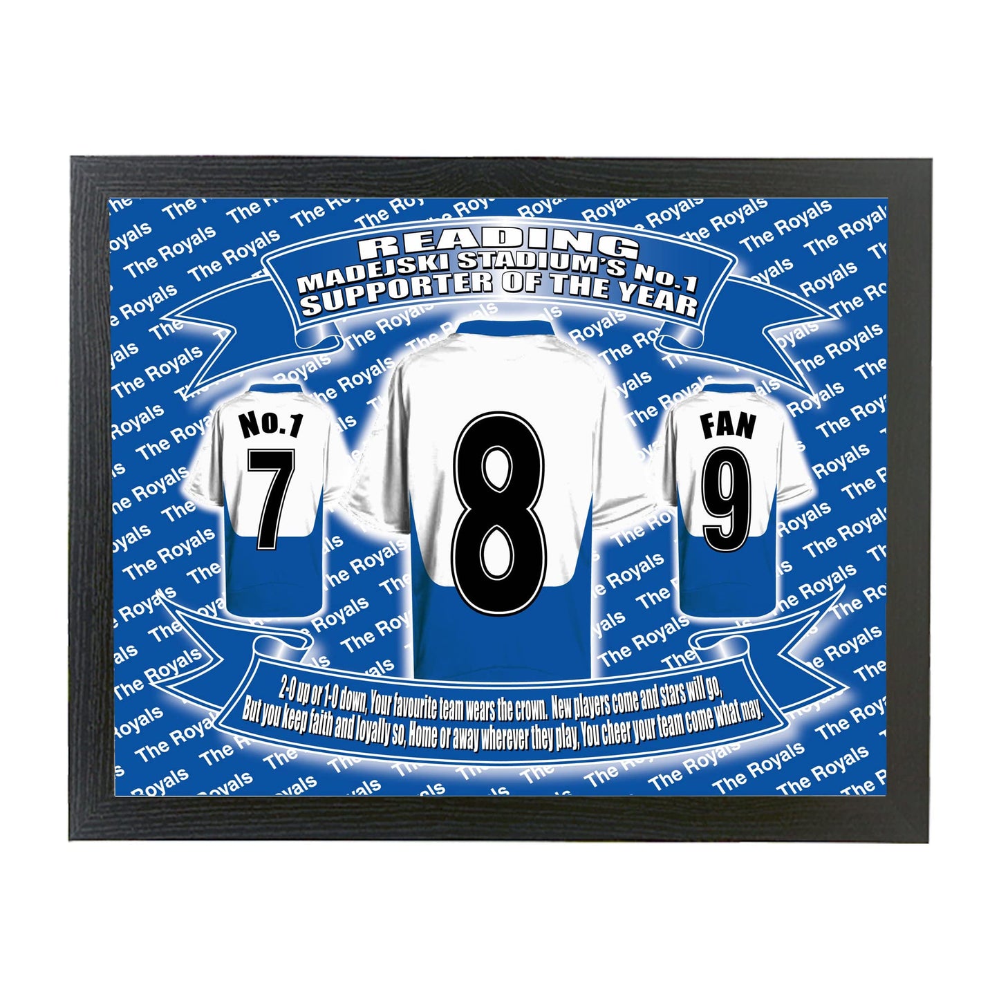 Reading Football Shirt Picture Gift