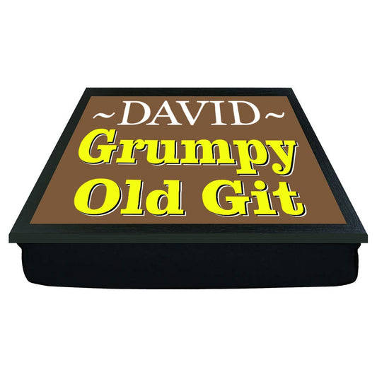 Grumpy Old Git personalised lap tray gift